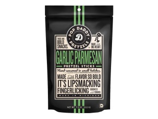 Pretzels - Garlic Parmesan 7.5 oz Pop Daddy