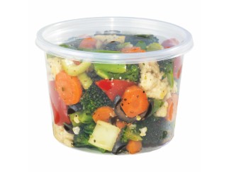 Deli Container Only - 16 oz Clear 500 ct