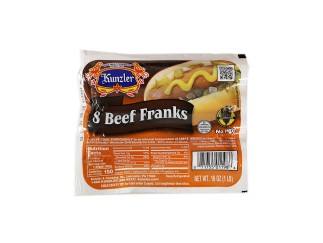 Pearl Natural Casing Beef Franks, 32 oz